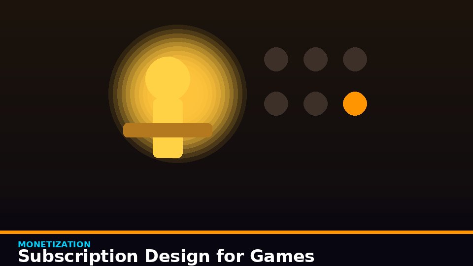 Subscription Design for Games